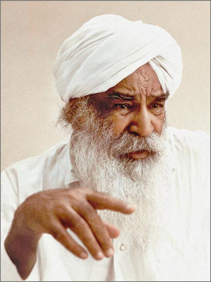 Kirpal Singh at darshan 